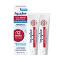 Onguent anti démangeaison d'aquaphore pour enfants, onguent anti démangeaison d'hydrocortisone à 1 % pour irritation cutanée, piqûres d'insectes, psoriasis, éczéma de peau et lierre de poison, sans fragrance, tube de 1 oz, boîte de 2