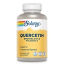 SOLARAY Quercetin avec Bromelain et vitamine C - Supplément de soutien immunitaire - Complexe antioxydant et de santé cardiaque avec Quercetin 500mg et 1235mg VIT C - Vegan, garantie de 60 jours, 60 portions, 120 VegCaps