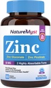 Le zinc, le gluconate de zinc hautement absorbant et le picolinate de zinc, 50 mg de zinc élémentaire, doux sur l'estomac, l'Immune, la santé des cellules et de la peau, 90 capsules véganes
