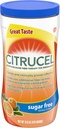 Poudre de fibre sans sucre Citrucel pour le soulagement occasionnel de la constipation, poudre de fibre de méthylcellulose, saveur orange - 16,9 onces