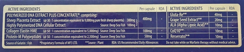 Original suisse Placenta Softgels