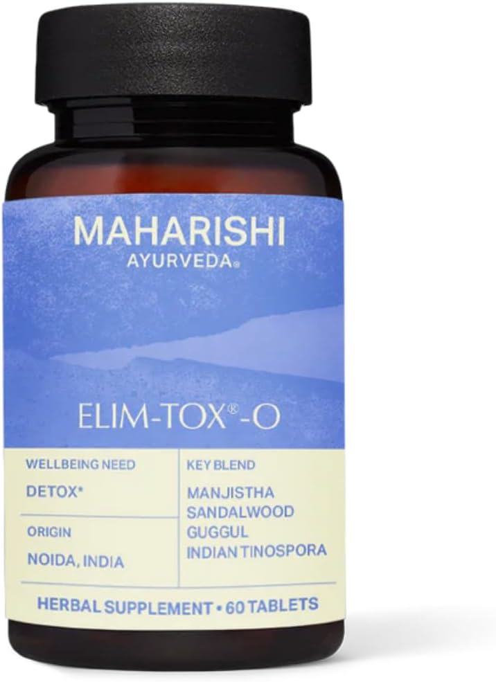 Maharishi Ayurveda - Elim-Tox-O Supplément à base de plantes pour le corps doux Détox Supplement pour le nettoyage efficace des colonies et la santé globale Gut.