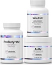 Tesseract Medical Research ProButyrate Gut Health Supplement & SafeCell S-acétyl glutathion Supplement & AuRx Autism Spectrum Medical Food Powder