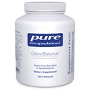 Encapsulations pures OstéoBalance: Supplément hypoallergénique pour favoriser l'absorption du calcium et améliorer la minéralisation saine des os*