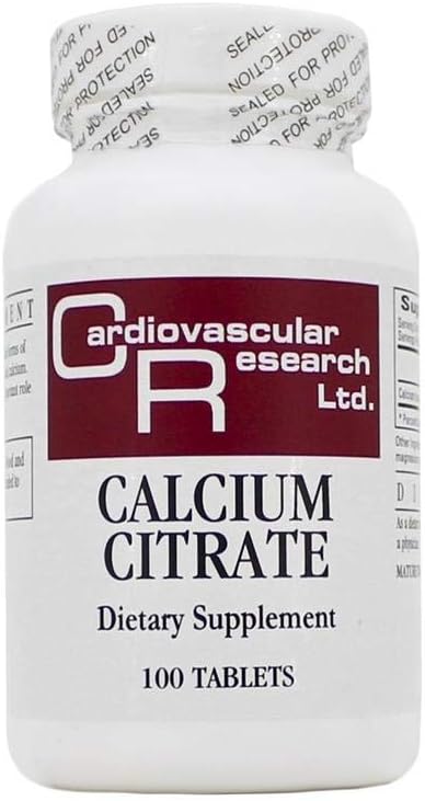 Ecological Formulas Calcium Citrate 165 Mg 120 Capsules