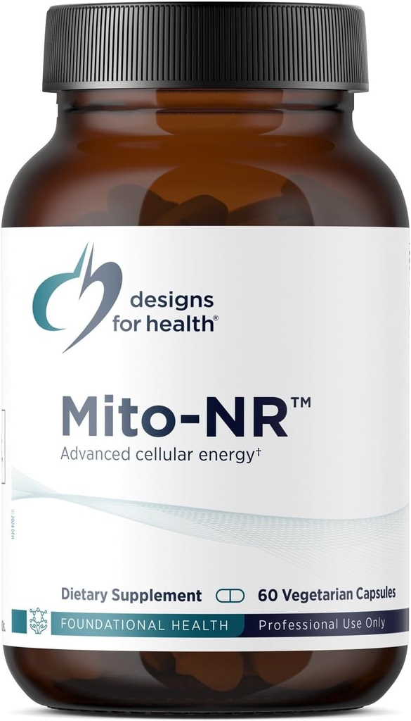 Conceptions pour la santé Mito-NR - Nicotinamide Riboside (Supplément NAD) avec COQ10 + Trans Geranylgeraniol - NR + Supplément GG pour le soutien de santé cellulaire mitochondrial (60 capsules)