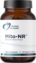 Conceptions pour la santé Mito-NR - Nicotinamide Riboside (Supplément NAD) avec COQ10 + Trans Geranylgeraniol - Supplément NR + GG pour Mitochondrial Cell Health Support (60 Capsules)