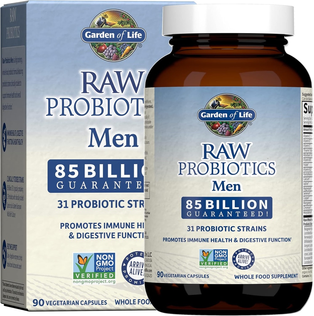 Garden of Life - RAW Probiotics Men - 90 Vegetarian Capsules