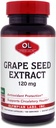 Olympians Labs Capsules d'extrait de graines de raisin - 120 mg - 100 Capsules quotidiennes appuyant la santé cardiaque et la protection antioxydante