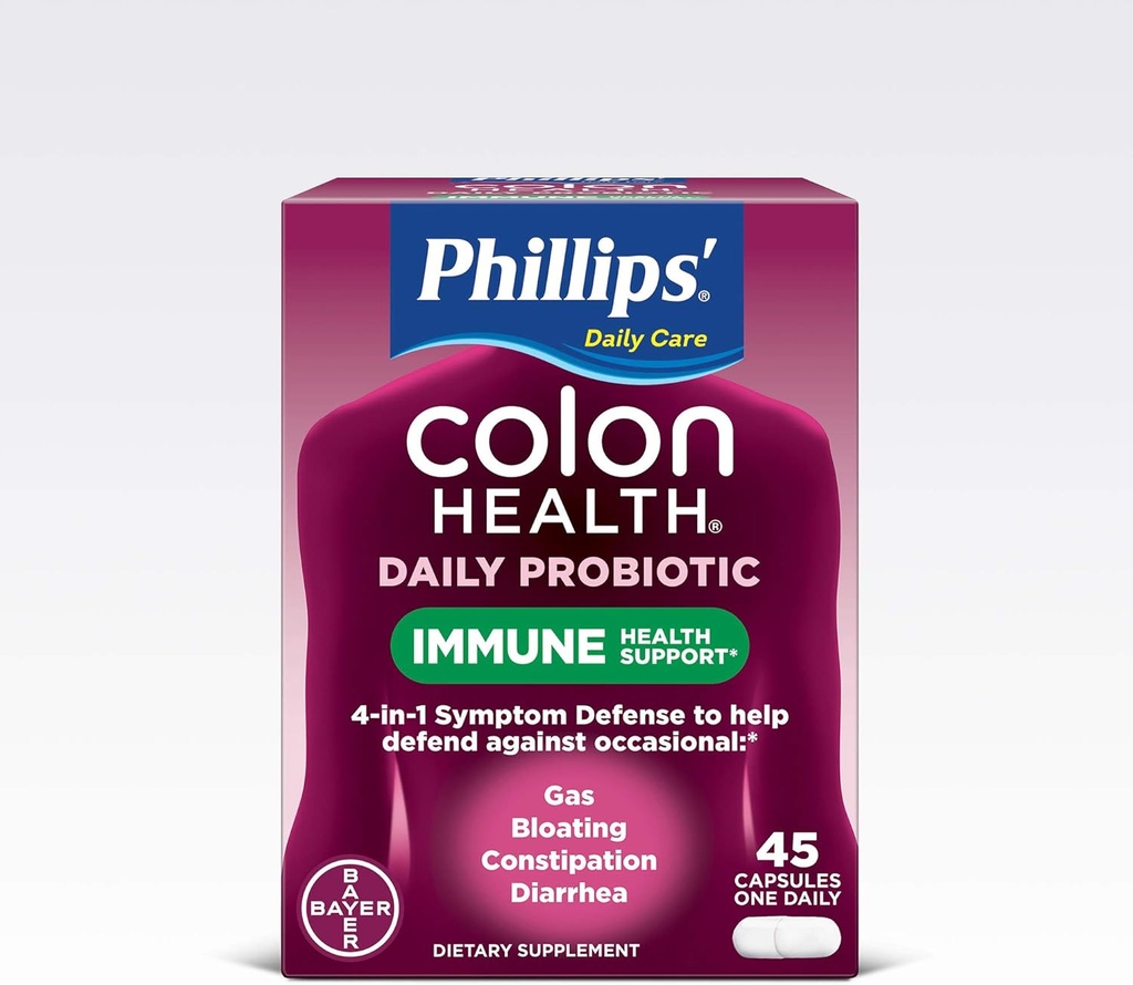 Supplément probiotique pour la santé des colonies de Phillips, 45 comtes