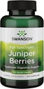 Swanson Juniper Berries Digestive Imune System Health Fiber Herbal Supplément 520 mg 100 Capsules (Caps)