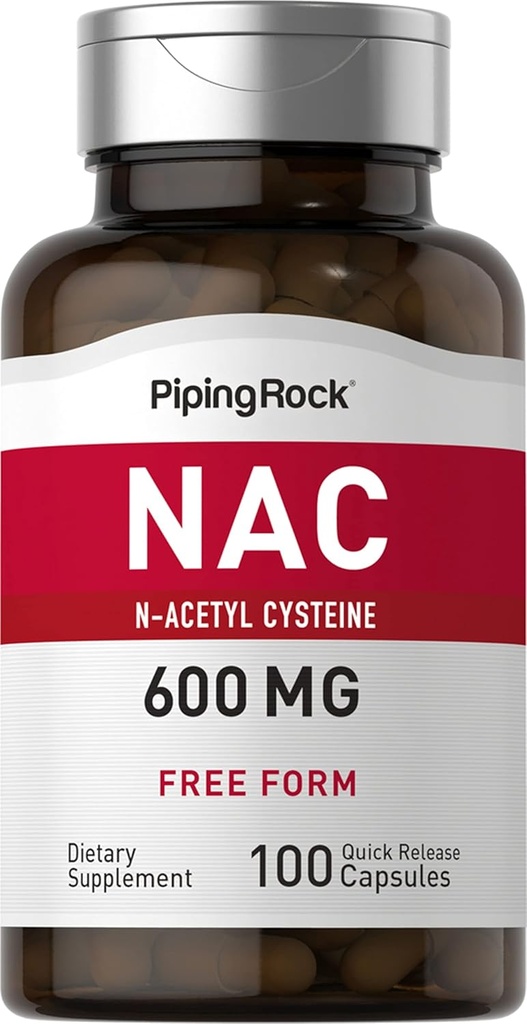 Pipping Rock Supplément NAC N-acétyl Cysteine.