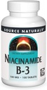 Source Naturals Niacinamide B-3, 100 mg Complément alimentaire - 100 comprimés