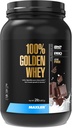 Maxler 100% Golden Whey - 22g de protéines par portion - Protéines élevées, faibles en gras, faibles en glucides, profil complet d'acide amino - Protéines riches en chocolat 2 lb