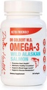 Dr Colbert's Wild Alaskan Salmon Omega-3 contenant des sources naturelles d'oméga-3, DHA et EPA - formulé par Dr Don Colbert