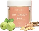 Cosmix My Happy Gut, pour l'amélioration de la digestion, Bloating et la santé globale Gut, naturel, végétale, mélange de superaliments, fait jusqu'à 40 portions, sucre ajouté, Vegan 50 G (paquet de 1) brun