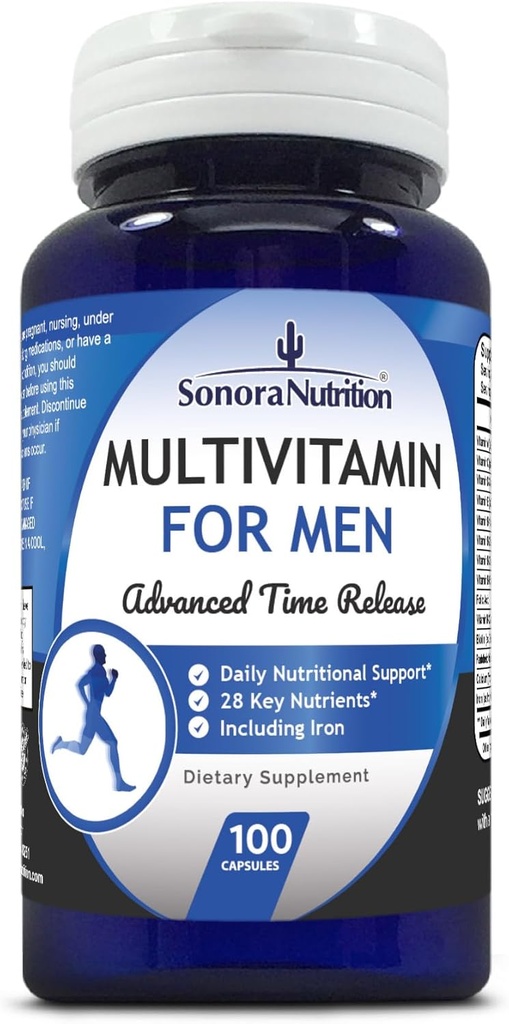 Multivitamine pour hommes Avancé la libération dans le temps, 100 Capsules