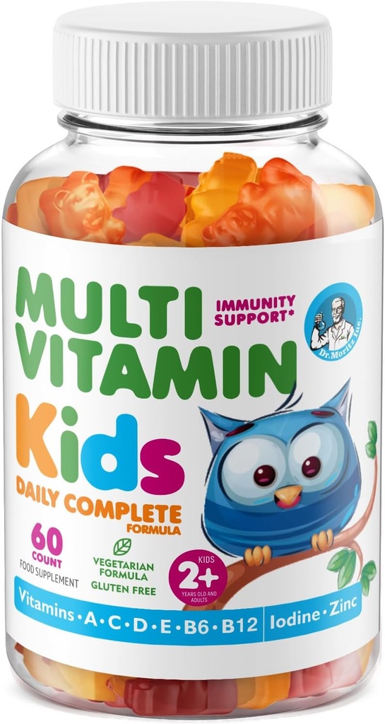 - Oui. MORITZ Enfants Multivitamine Gummies 14 Vitamines essentielles Supplément quotidien pour les âges 2+ Vitamine ACDE Végétarien B6 B12 Multivitamines Gummy de Zinc Biotin pour enfants- (60 Nombre)