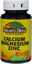 Mélange naturel de zinc de magnésium de calcium, 100 comprimés (paquet de 3)