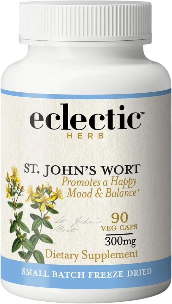 éclectique Institut cru frais gelé séché non-OGM St. John's Wort.