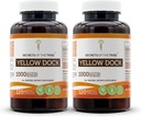 Secrets of the Tribe Yellow Dock 120 Capsules(2 pcs.), 1000 mg, Yellow Dock (Rumex Crispus) Dried Root (2x120 Capsules)