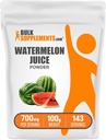 BulkSupplements.com Poudre de jus de pastèque - de fruits de pastèque, poudre de fruits, supplément d'hydratation - 700mg par portion, 100g (3.5 oz) (paquet de 1)