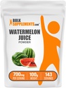BulkSupplements.com Poudre de jus de pastèque - de fruits de pastèque, poudre de fruits, supplément d'hydratation - 700mg par portion, 100g (3.5 oz) (paquet de 1)