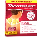ThermaCare Heat Wraps pour soulager la douleur au cou et à l'épaule - Plaquettes de chauffage adhésives portatives avec chaleur thérapeutique de 16 heures - Patches apaisantes musculaires et articulaires sans médicament - Large - 11-Conte