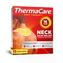 ThermaCare Heat Wraps pour soulager la douleur au cou et à l'épaule - Plaquettes de chauffage adhésives portatives avec chaleur thérapeutique de 16 heures - Patches apaisantes musculaires et articulaires sans médicament - Large - 11-Conte