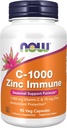 MAINTENANT Compléments alimentaires, C-1000 & Zinc Immune, Formule de soutien saisonnier*, Protection antioxydante*, 90 gélules