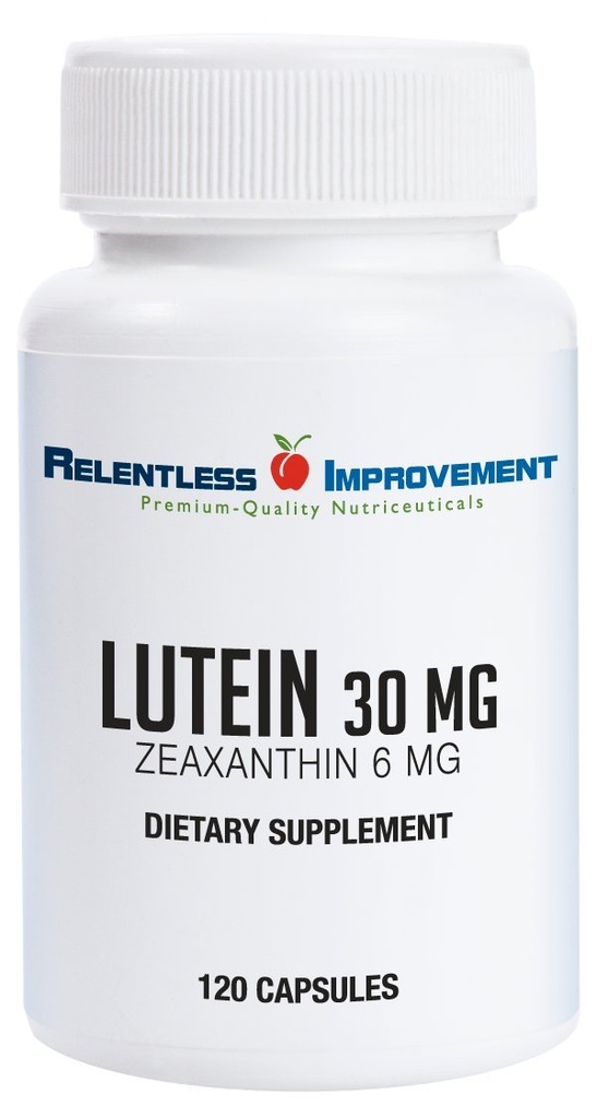 High Potency 30mg Lutein Plus 6mg Zeaxanthin 120 Capsules de légumes Extrait naturel de marguerite pour la santé des yeux Pas de remplissage 100% matériel actif