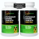 Comprimés d'iodure de potassium - 130mg Comprimés d'iode pour l'exposition aux radiations.
