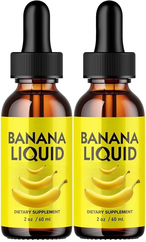 Supplément de banane liquide original 60ml Extrait de banane liquide pour les femmes Gut Health 2 Pack