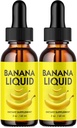 Banana Supplement Liquid Original 60ml Banana Extract Liquid for Women Gut Health 2 Pack