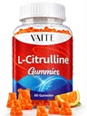 L Gommies Citrulline pour hommes - Vasodilatateur puissant avec Calcium, 1600mg par service, force supplémentaire, stimule la production d'oxyde nitroxyle et nitrique, soutient l'énergie et l'endurance, 60 Gommy à croquer