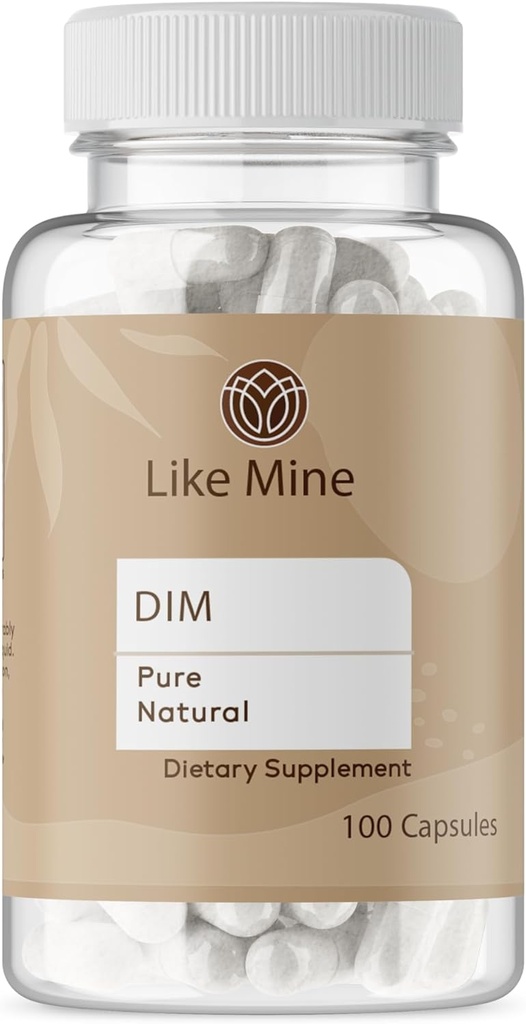 Comme Mine DIM (100 capsules), Pure & Natural, Pas de remplissage ou additifs, complément alimentaire