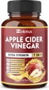 Zolotus 7 en 1 Capsules de vinaigre de cidre de pomme, 3 mois d'approvisionnement avec cannelle Ceylan, racine de gingembre, curcuma, Elderberry pour supports Digestion, Immune, 90 Capsules