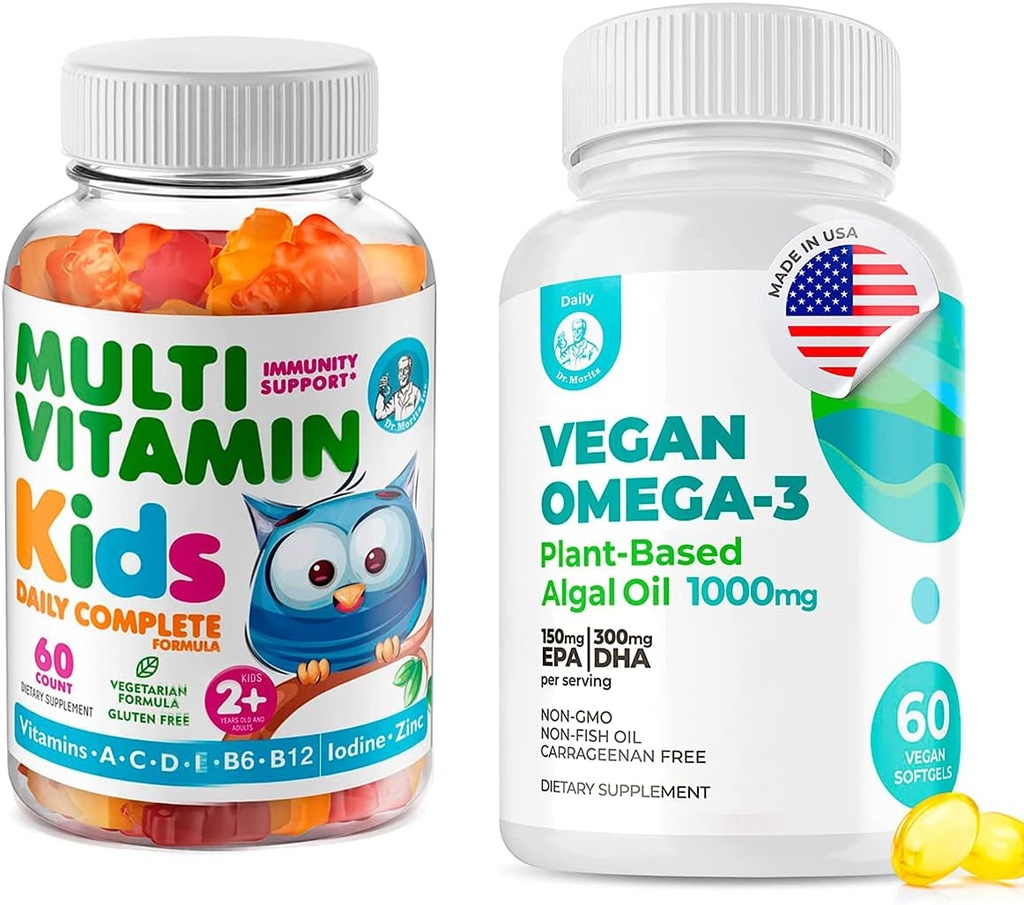 - Oui. MORITZ Enfants Multivitamine Gummies et Vegan Omega 60 Softgels