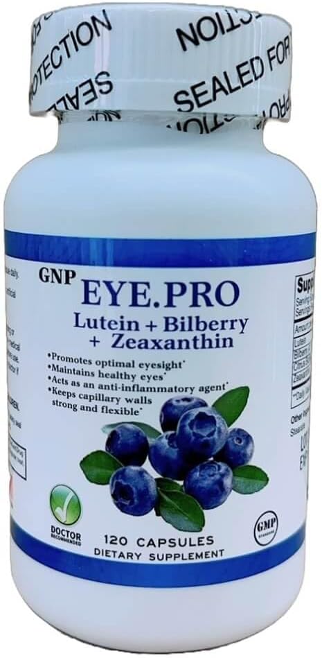 Eye Pro-Lutein, Billberry & Zeaxanthin (120 capsules)