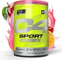 Cellucor C4 Sport Strength Pre Workout Poudre - NSF certifié pour le sport - Beta-Alanine, Créatine, 200mg Caféine - Supplément d'énergie sans sucre pour les hommes et les femmes - Punch aux fruits, 20 portions