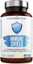 Supplément avancé de soutien immunitaire 7-en-1 pour les allergies - Elderberry, vitamine C, zinc et plus - stimule l'immunité chez les adultes et les enfants (60 capsules végétaliennes)