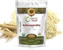 Bio Way Premium Ashwagandha Poudre de racine (Withania somnifera) - Organic & Kosher Certifiés - Vegan -- Sans OGM et sans gluten - Certifié USDA Origine - Inde (1Lbs / 16Oz)