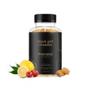 Vitamines Fille Noire - Gommies Prénatales pour femmes Vitamine avec Folate pour Bone Health Support, Sans gluten, (Raspberry-Lemonade), 60ct
