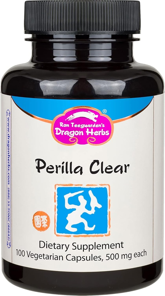 Dragon Herbs - Perilla Clear Capsules - 60 Capsules, 500 mg Each