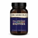 Dr. Mercola Enzymes du spectre complet - 22 enzymes différentes - soutient la santé digestive et immunitaire - aide à digérer les glucides, les graisses, les protéines et les fibres - non-OGM, sans gluten et sans soja - 90 capsules