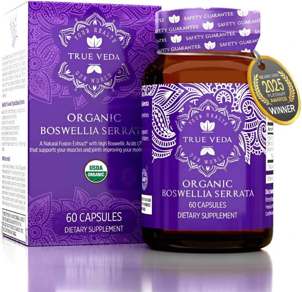 Capsules d'extraits de Boswellia bio - Boswellia Capsules d'extrait de Serrata