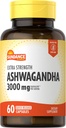 Sundance Ashwagandha Capsules de 3000mg de poids 60 avec extrait de poivre noir et supplément sans gluten