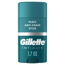 Gillette Intimate Pubic Anti-chafe Stick, Réduit le frottement et l'irritation, Pubic Anti-Chafing pour les hommes, Application facile, Dermatologue testé