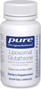 Encapsulations pures Glutathion liposomique - Soutien immunitaire et désintoxication hépatique* - Protection antioxydante - avec Setria Glutathion - Non-OGM - 30 Capsules Softgel