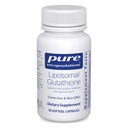 Encapsulations pures Glutathion liposomique - Soutien immunitaire et désintoxication hépatique* - Protection antioxydante - avec Setria Glutathion - Non-OGM - 30 Capsules Softgel
